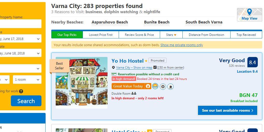 Yo Ho Hostel Varna ภายนอก รูปภาพ